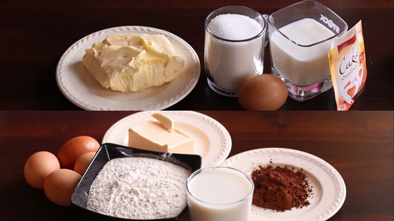 Ингредиенты для приготовления шоколадных... Шоколадный эклер: пошаговый фото-рецепт
