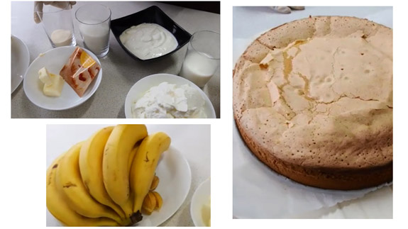 Ингредиенты для бананового торта:... Банановый торт: пошаговый фото-рецепт