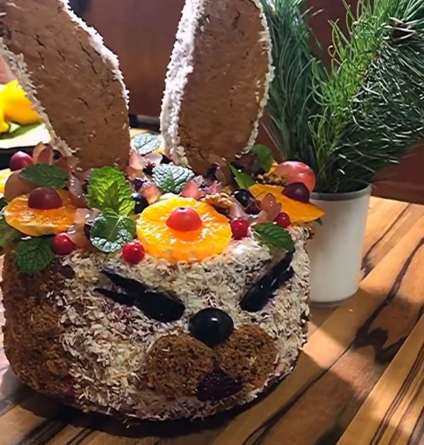 Торт Новогодний Кролик 2023 пошаговый рецепт в домашних условиях