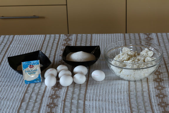 Все ингредиенты для приготовления Львовского... Львовский сырник: пошаговый фото-рецепт