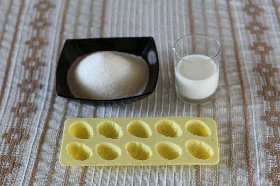 Ингредиенты. Молочные карамельки: пошаговый фото-рецепт