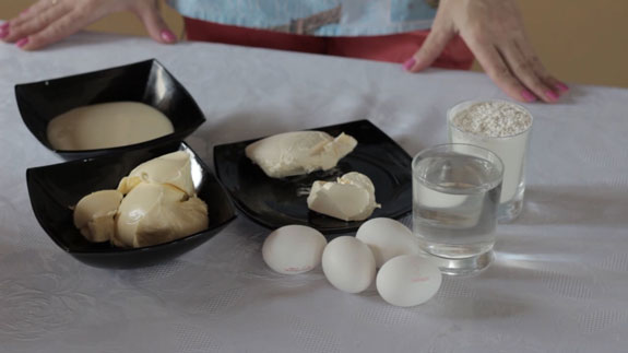 Ингредиенты для торта Дамские пальчики на... Торт Дамские пальчики: пошаговый фото-рецепт