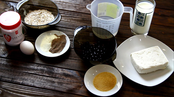 Ингредиенты. Диетический творожно-овсяный пирог: пошаговый фото-рецепт